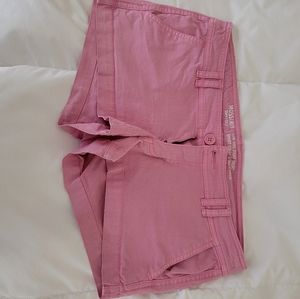Pink cotton shorts